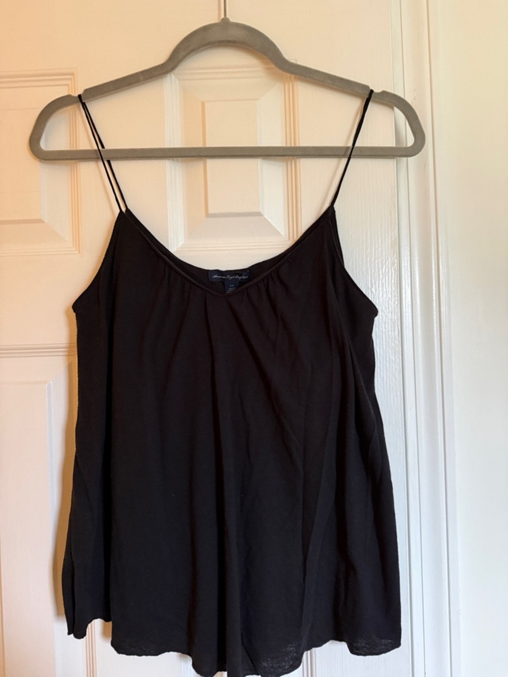 American Eagle Outfitters Black Spaghetti Strap Camisole